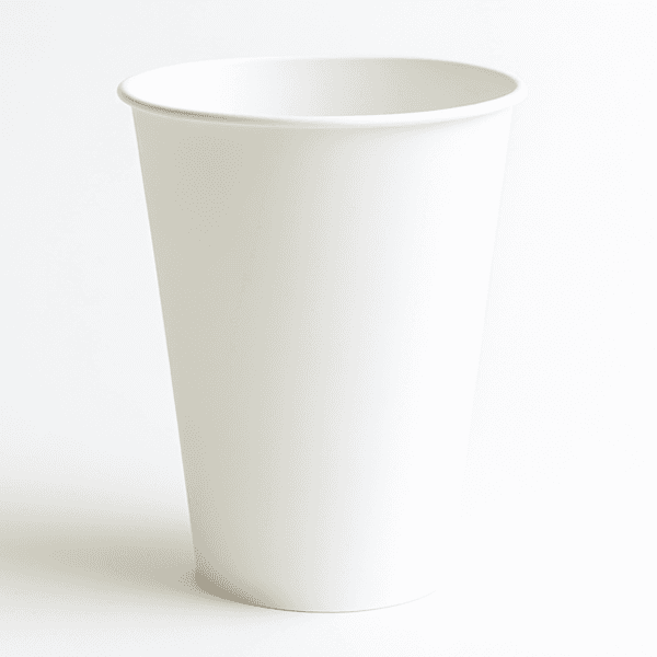Стакан пластик PP 500 мл. матовый белый Bubble cup/шейкер  25/500 шт./уп./пак